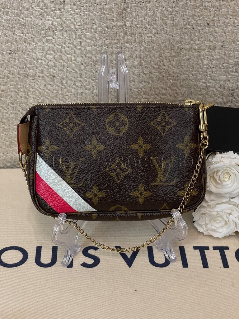 100 Original Louis Vuitton Mini Pochette Accessoires Monogram